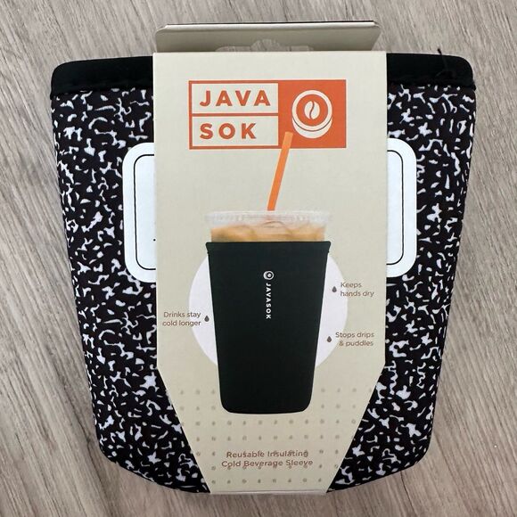 Java Sok Cold Cup Sleeve Compose Yourself Composition Notebook Print Medium NEW - Picture 1 of 8